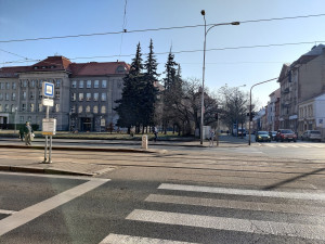 Místo tragické nehody na Klatovské třídě