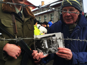 Emil Kintzl v roce 2015 na nádraží v Železné Rudě při oslavách pádu Železné opony