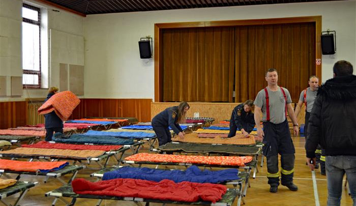 Rokycany mají připravené nouzové ubytování v Sokolovně