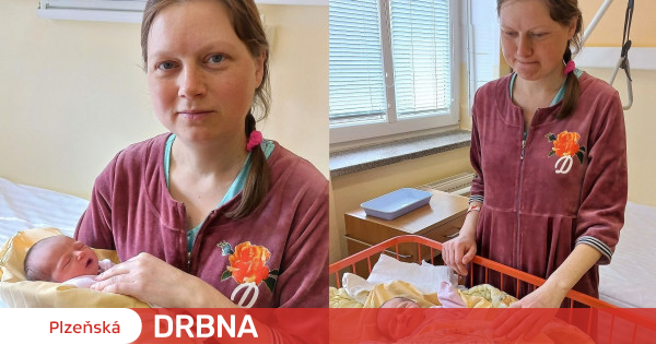 Ukrainka uciekła przed ostrzałem Żytomierza przed rosyjską inwazją, teraz urodziła córeczkę w szpitalu Stodská |  Firma Aktualności Plzeňská Drbna