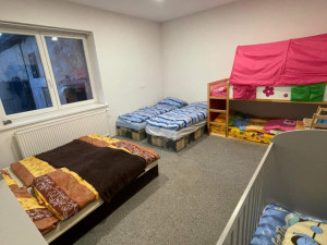 Zázemí domku v Plasích