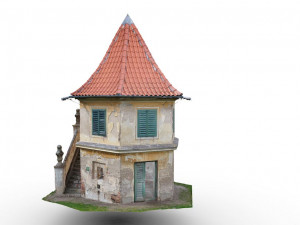 Gloriet v areálu zámku v Červeném Poříčí