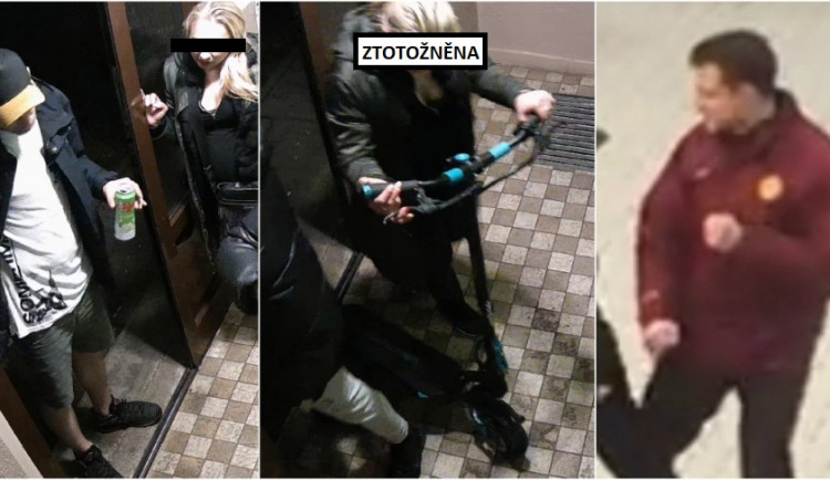 Policisté pátrají po partičce zlodějů i agresorovi, který za obchodním centrem napadl dva lidi