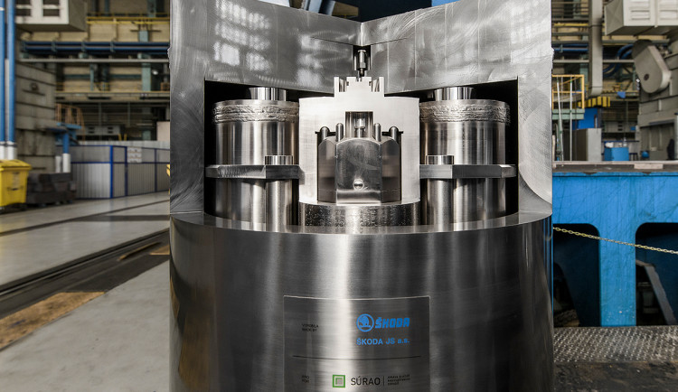 Kontejner pro vyhořelé palivo z jaderných elektráren vydrží stovky tisíc let bez porušení hermetičnosti