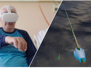 Virtuální realita pomáhá pacientům s rehabilitací, nabízí nevšední zážitek a díky hravé formě je méně stresující