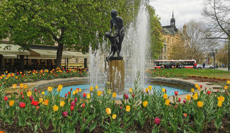 fontána Matka s dítětem