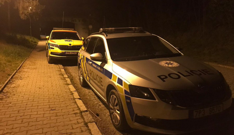 Policie na místě tragédie ve Vochově