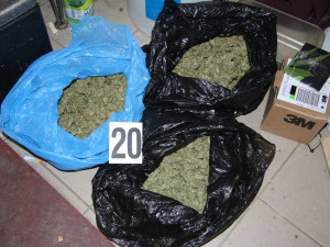 VIDEO: Policie při razii na pěstírnu konopí objevila i několik amatérsky upravených a zakázaných zbraní