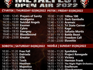 METALFEST OPEN AIR 2022 se uskuteční nově v cashless systému NFCtron