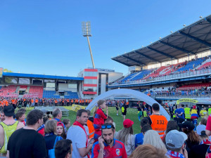 Dobojováno, FC Viktoria Plzeň je ligovým mistrem a ve městě se začíná bouřlivě slavit