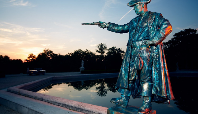 Park ve Slavkově zaplní živé sochy. Dorazí i „statický muž“ z Portugalska