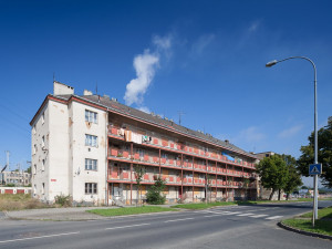 Pavlačák na Jateční si pro svou tvorbu vybral umělec ChemiS, foto:Plzeňský architektonický manuál/Petr Jehlík