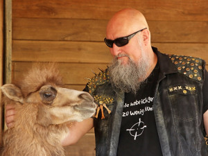 Velbloudě z plzeňské zoo má za kmotry německou heavymetalovou skupinu Rage