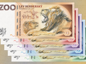 Plzeňská zoo se pochlubila novými sběratelskými bankovkami, zobrazují úspěšné odchovy i erbovní plameňáky
