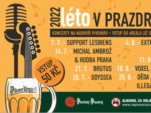 Léto v Prazdroji zve na koncerty osmi kapel a skvělou zábavu