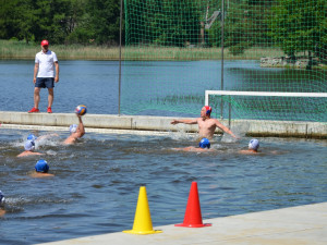 Jedinečné hřiště na Senečáku už slouží svému účelu, hostilo první mezinárodní turnaj ve vodním pólu