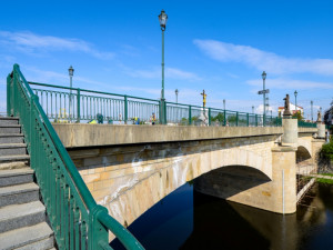 Rooseveltův most v době oprav