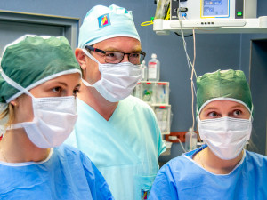 Studenti medicíny mají jedinečnou možnost vyzkoušet si své dovednosti v praxi, operují prasata domácí