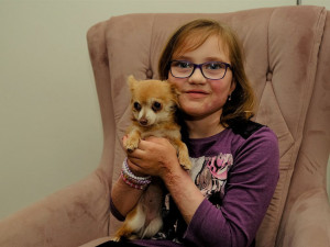 Natálka miluje své mazlíčky