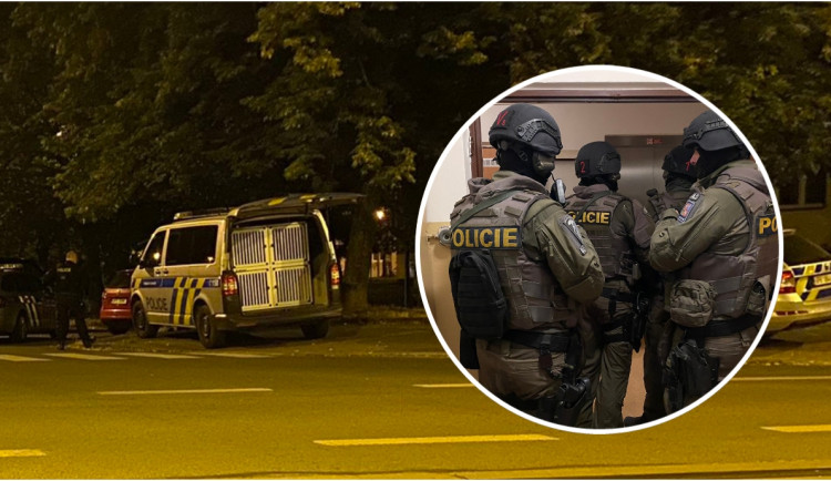 Střelba v paneláku rozpoutala policejní manévry, policie zadržela jednoho muže
