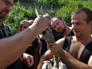 Labutí mládě se zamotalo do rybářského vlasce, pomohli mu zvířecí záchranáři a obětaví dobrovolníci
