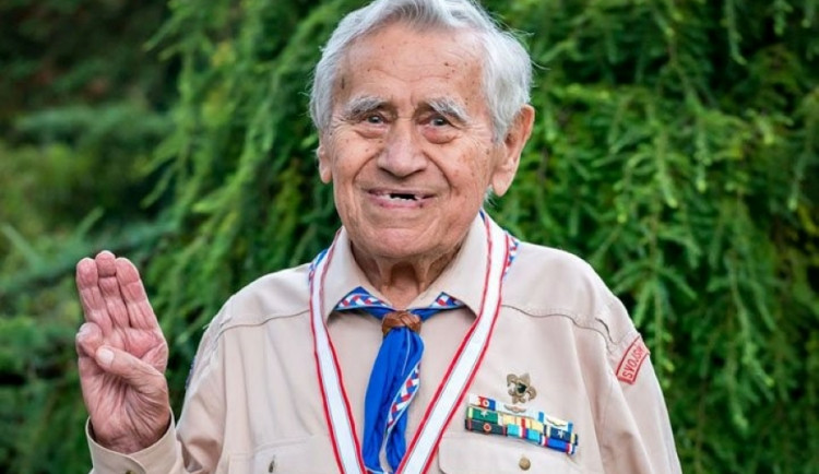 Nejstarší plzeňský skaut Jiří Světlík odešel do skautského nebe ve věku 98 let