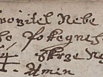 Bůh všemohoucí, stvořitel nebe a země, rač nám všem prožíti radostného, pokojného, úrodného a zdravého roku 1664 skrze nejmilejšího Pána našeho Ježíše Krista. Amen (zápis faráře v matriční knize k počínajícímu roku 1664)
