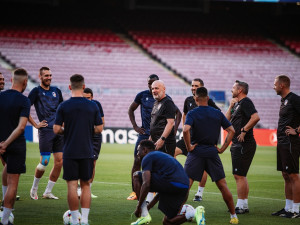 Viktoriáni už mají za sebou trénink, foto: FCVP/Ondřej Pastor