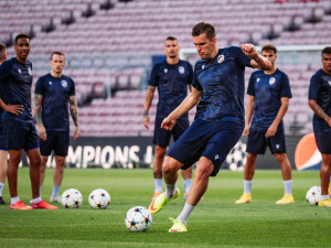 Viktoriáni už mají za sebou trénink, foto: FCVP/Ondřej Pastor