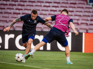 Viktoriáni už mají za sebou trénink, foto: FCVP/Ondřej Pastor