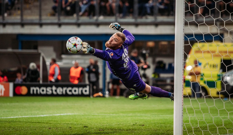 Plzeňský gólman Staněk je zraněný, viktoriánům bude chybět minimálně ve víkendovém utkání s Bohemians
