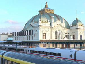 Památková budova hlavního nádraží v Plzni je ve třetině kompletní rekonstrukce za 670 milionů korun
