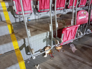 Slavie má zaplatit 250 tisíc korun za řádění svých fanoušků a demolici stadionu v Plzni