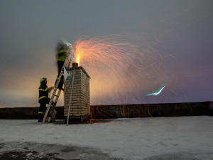 Hasiči během roku řešili 116 požárů komínů, téměř každý druhý nebyl řádně vyčištěný