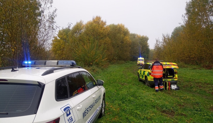 Silně podchlazený muž ležel dva dny v mokré trávě, zachránila ho kolemjdoucí pejskařka