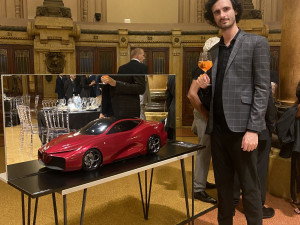 Jonas Jagerčík s modelem