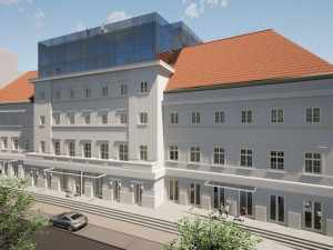 Vizualizace přestavby lázní, zdroj: Ateliér Soukup Opl Švehla s.r.o.