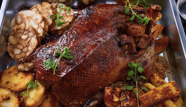 Svatomartinské hodování v Hospodě Na Spilce v Plzeňském Prazdroji