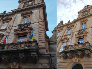 Krátce po změně v zastupitelstvu zmizela z radnice ukrajinská vlajka, vyvolalo to bouřlivé emoce