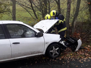 Řidička zemřela po nárazu do stromu, nejspíš za volantem těsně před tragédií zkolabovala