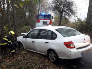Řidička zemřela po nárazu do stromu, nejspíš za volantem těsně před tragédií zkolabovala