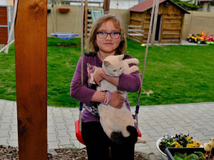 Natálka miluje své mazlíčky