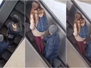 VIDEO: Zvrhlík na eskalátorech obtěžoval dívky, autoři záběrů vše sdíleli na internetu a na policii nešli