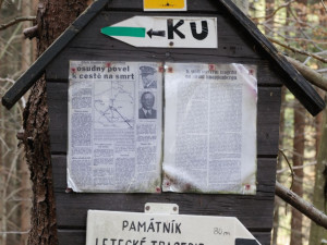 Cesta k památníku letecké nehody