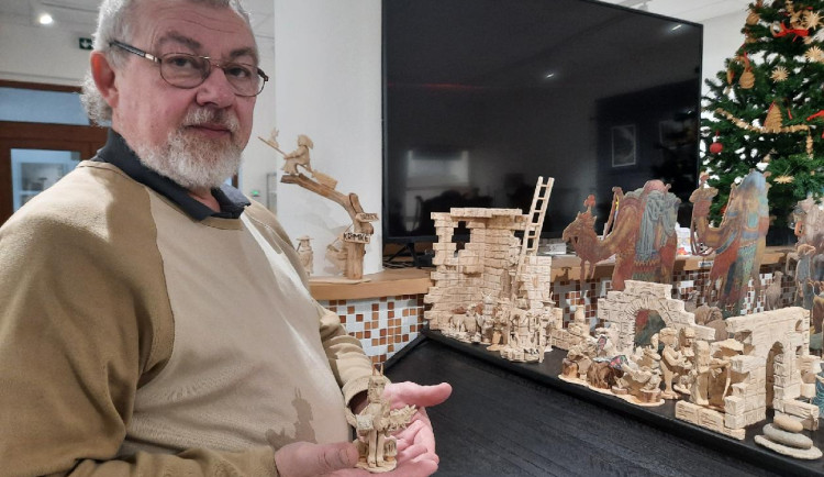Výrobou betlémů jsem si splnil svůj celoživotní sen, říká křimický muzejník Pavel Štícha
