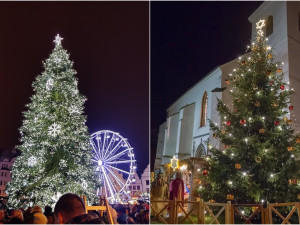 Nejkrásnější vánoční strom stojí v Plzni na náměstí Republiky a v Liticích u kostela, rozhodli čtenáři Drbny v anketě