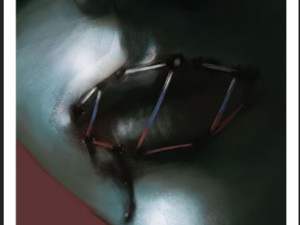 Knihovna vystavuje plakáty reagující na vpád ruských vojsk na Ukrajinu. Autory jsou mladí umělci z Kyjeva