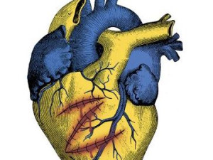 Knihovna vystavuje plakáty reagující na vpád ruských vojsk na Ukrajinu. Autory jsou mladí umělci z Kyjeva