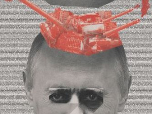 Knihovna vystavuje plakáty reagující na vpád ruských vojsk na Ukrajinu. Autory jsou mladí umělci z Kyjeva