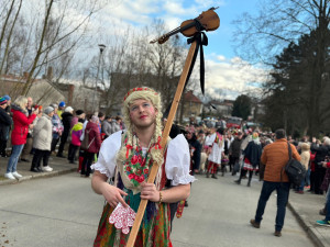 Už je konec masopustu, bájo, už je konec muziky. V Postřekově na Chodsku slavili nejznámější masopust